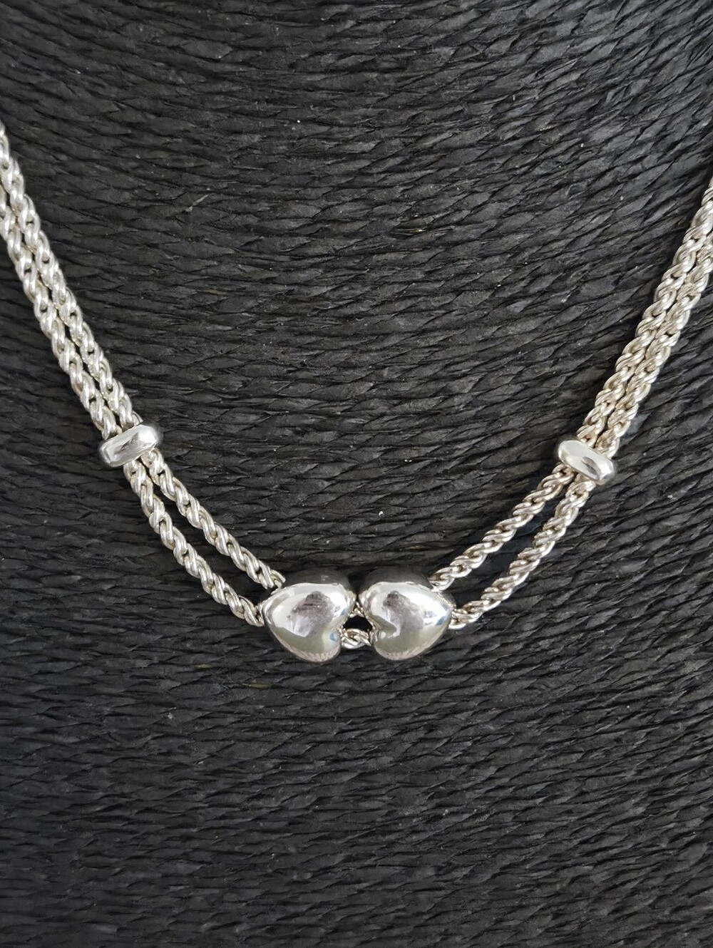 Authentic Tiffany & Co Sliding Hearts Necklace - Picture 4 of 16